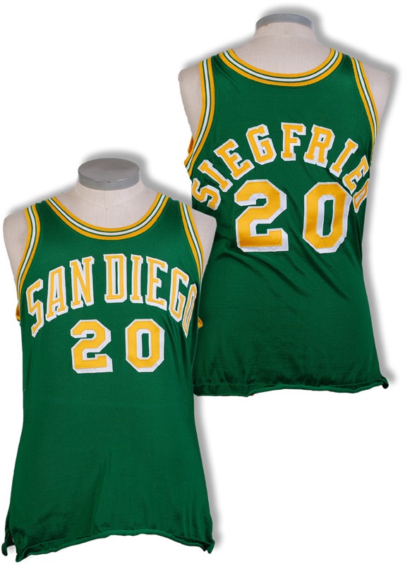 - 1970-71 Larry Siegfried San Diego Rockets Game Worn Jersey