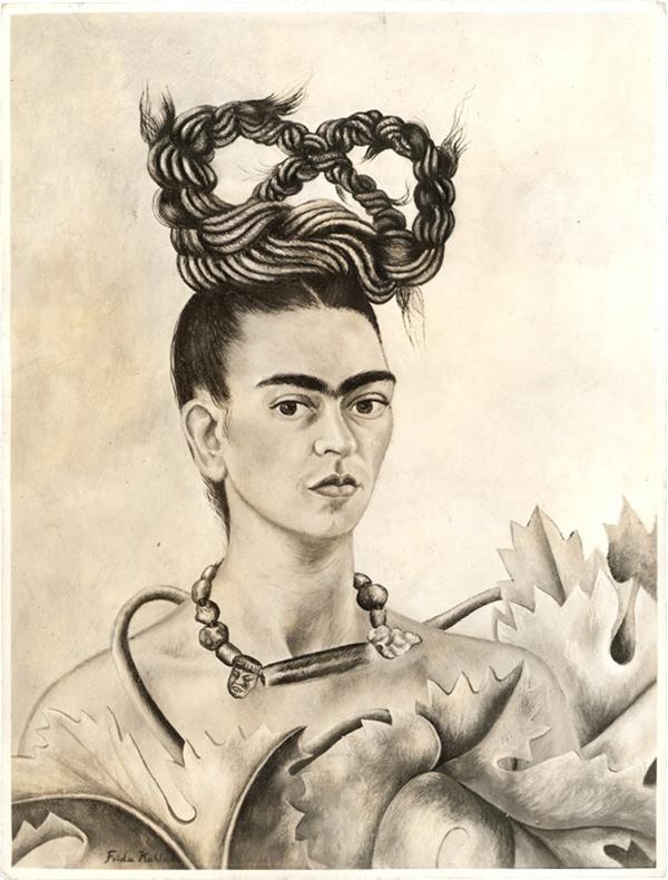 - FRIDA KAHLO (1907-1954) : Self Portrait, 1943