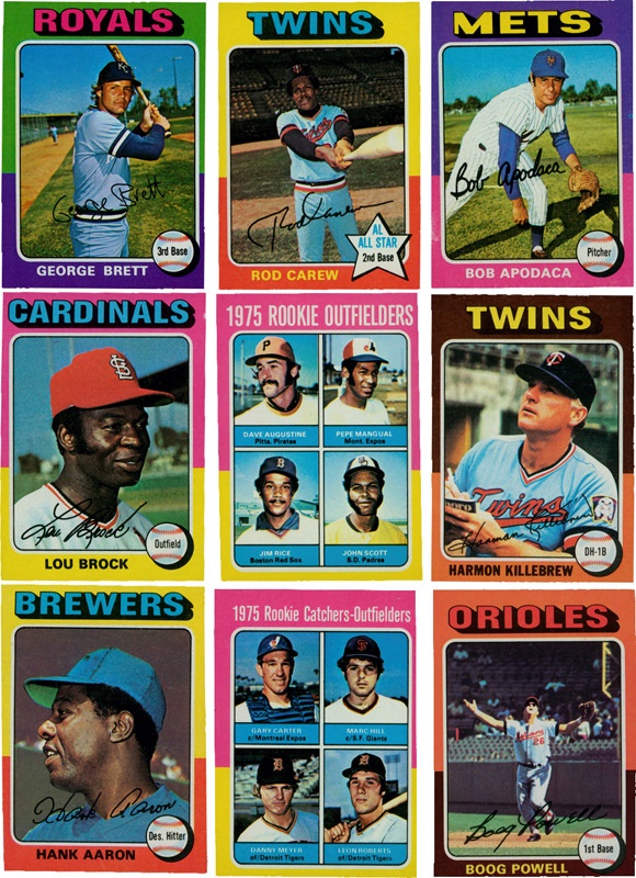 - 1975 Topps MINI Baseball Card Complete Set 660 cards