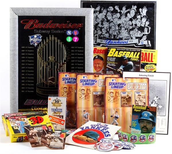 - Balance of Baseball Memorabilia Collection w/ Programs Pins and More (100+)