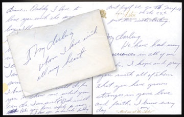 - 1960's Sugar Ray Robinson Handwritten Letter