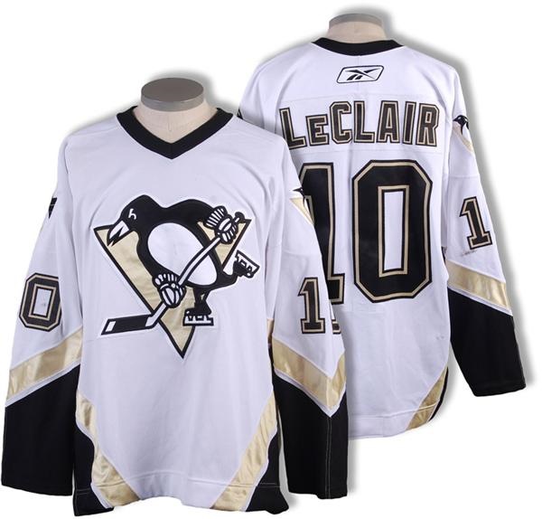 2005-06 John LeClair Pittsburgh Penguins Game Worn Jersey