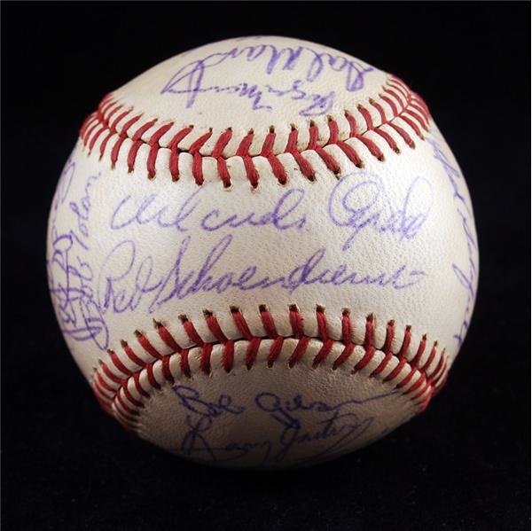 Baseball Autographs - 1968 St Louis Cardinals NL Champions Team Signed Baseball