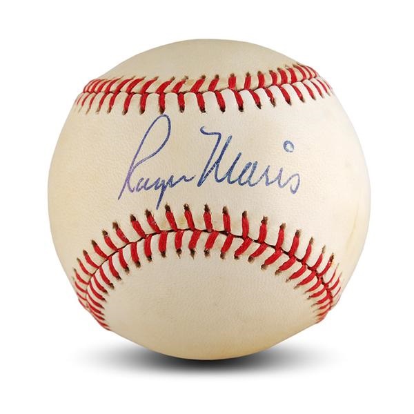 Baseball Autographs - Roger Maris Single Signed Baseball