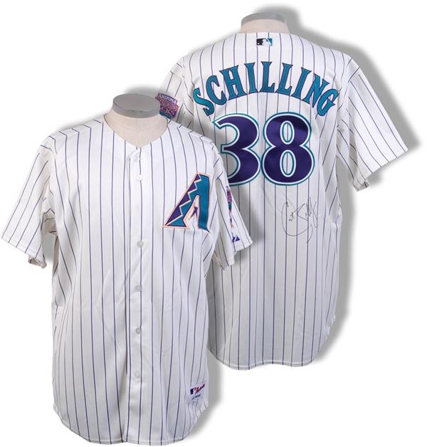 - 2003 Curt Schilling Signed Game Used Jersey