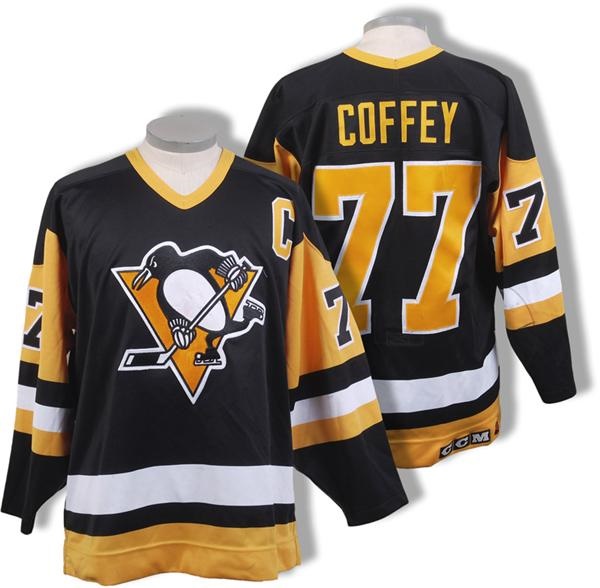 - 1990-91 Paul Coffey Pittsburgh Penguins Game Worn Jersey