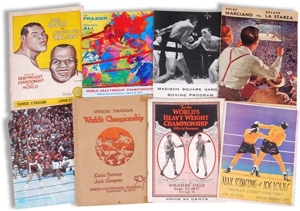 Muhammad Ali & Boxing - Championship Boxing Program Collection 1926-1979 (21)