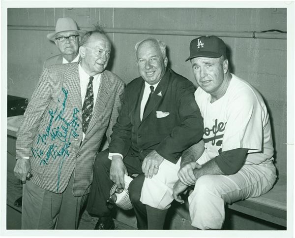 Baseball Autographs - Ty Cobb Signed Photograph