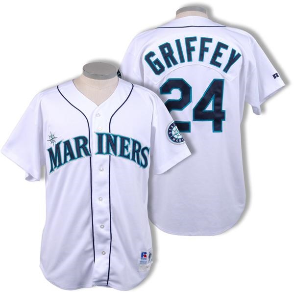 Baseball Equipment - 1996 Ken Griffey Jr Seattle Mariners Game Used Jersey