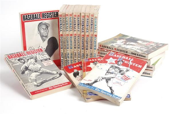 Complete Run of Baseball Register 1940-1986 (47)