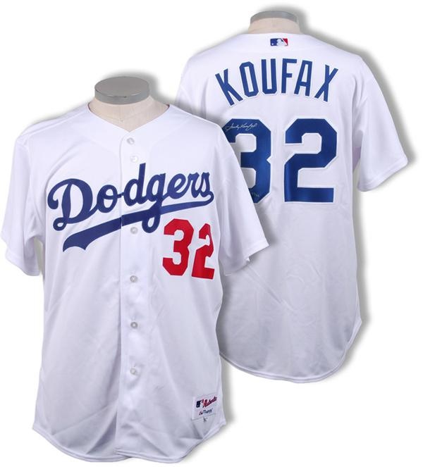 Baseball Autographs - Sandy Koufax Signed Limited Edition Jersey (#27/32 Steiner)