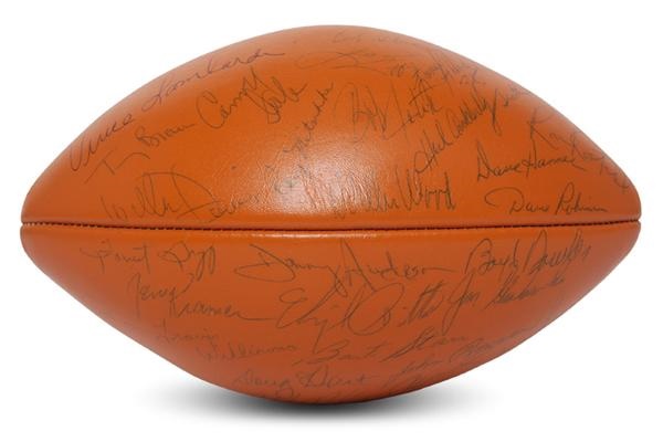 - 1967-68 Green Bay Packers Team Signed Football