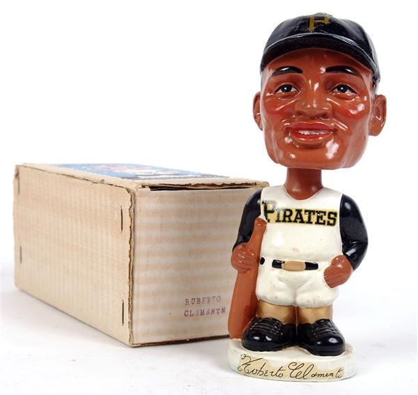 Clemente and Pittsburgh Pirates - Roberto Clemente Bobbin” Head In The Original Box