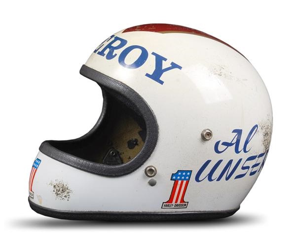 - Al Unser Indy 500 Race Worn Helmet (1975)