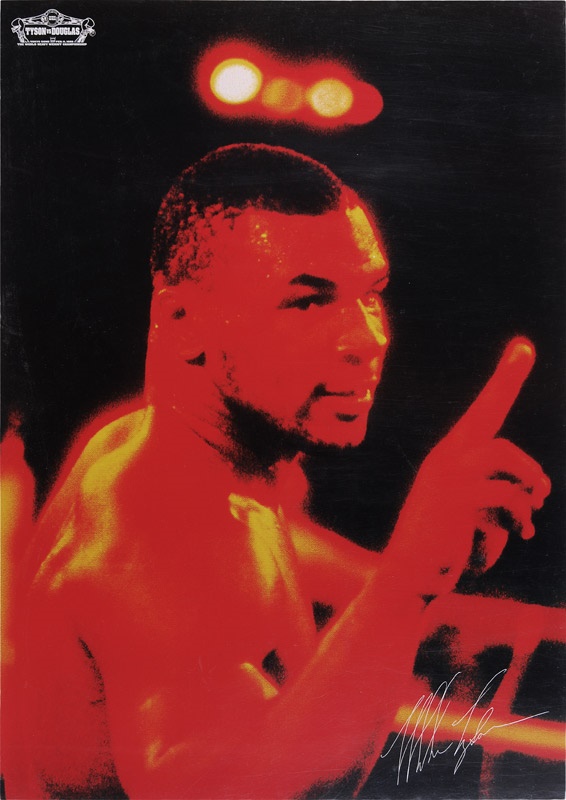 Muhammad Ali & Boxing - 1990 Mike Tyson vs Buster Douglas On-Site Poster (Scarce Type “C”)