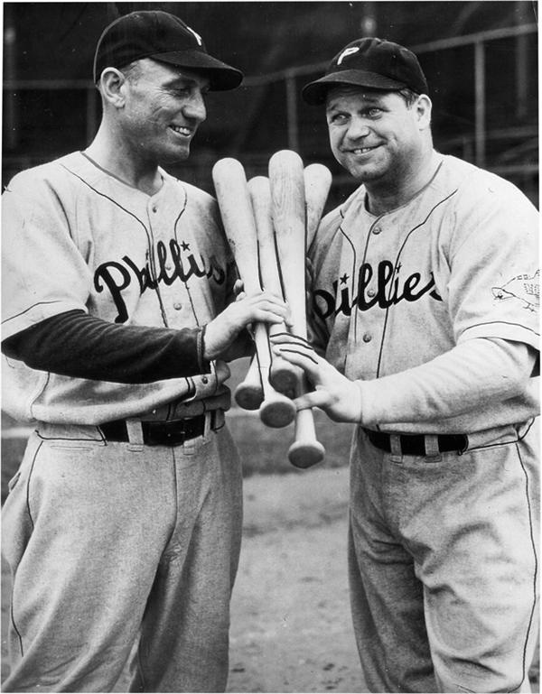 - JIMMIE FOXX & CHUCK KLEIN
Two Phillies, 1945