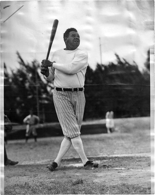 - BABE RUTH (1895-1948)<br>Spring Training, 1930s