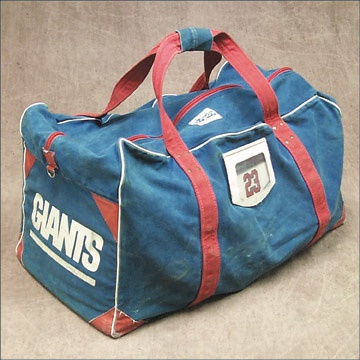- 1999 New York Giants Player's Equipment Bag