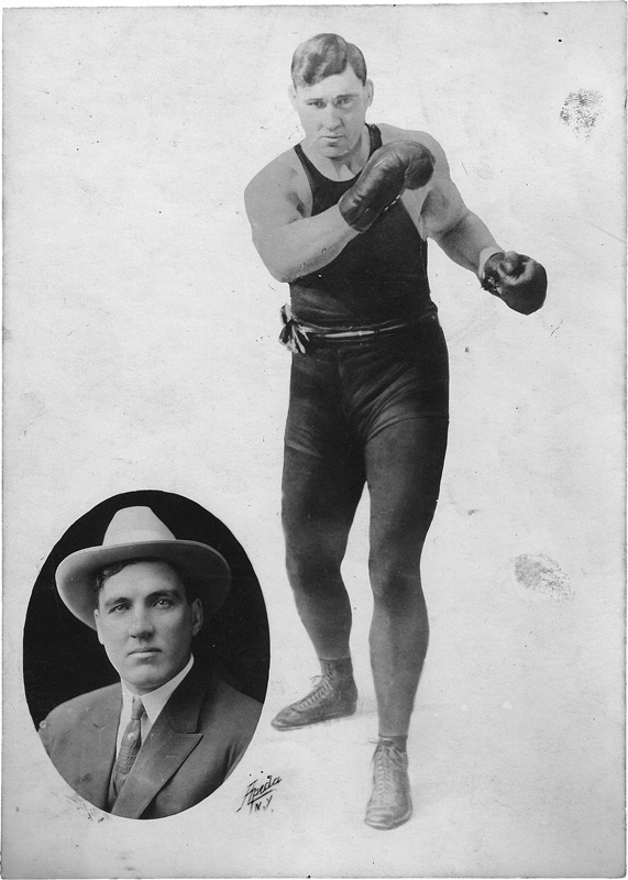 Muhammad Ali & Boxing - JESS WILLARD (1881-1968)<br>by Apeda, 1910s