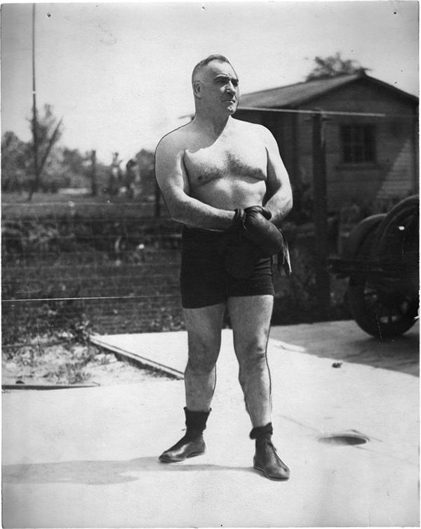 Muhammad Ali & Boxing - TOM SHARKEY 
(1873-1953)<br>Great White, 1924
