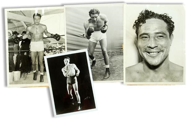 Muhammad Ali & Boxing - MAX BAER (1909-1959)<br>Four Exceptional Photos, 1930s