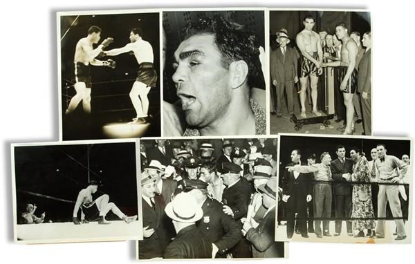 Muhammad Ali & Boxing - LOUIS & SCHMELINGEight Photos, 1936-1938