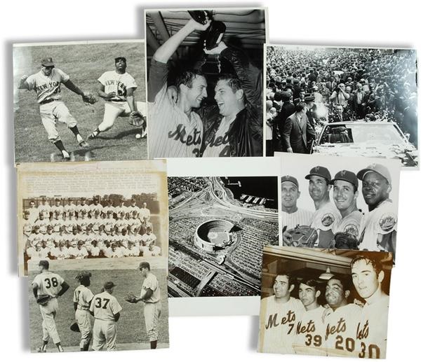 The John O'connor Signed Baseball Collection - 1969 METS
Eight Photos, 1969