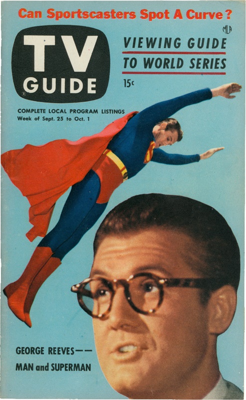 - 1953 TV Guide with Superman Cover (Vol 1 No 26)