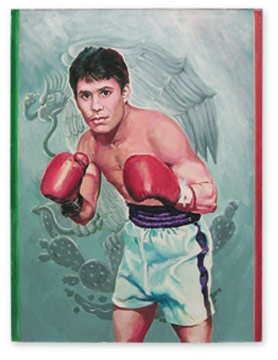 - Ring Mundial Original Art- Julio Cesar Chavez