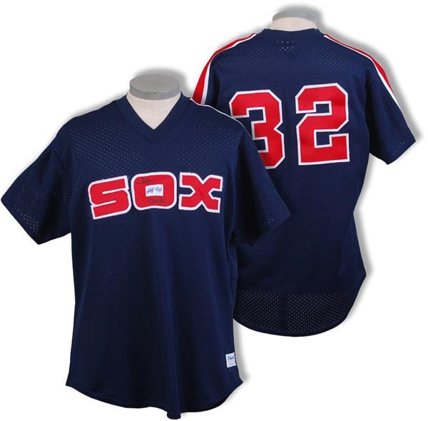 Baseball Equipment - Steve Carlton Worn Chicago White Sox Warm-Up Jersey