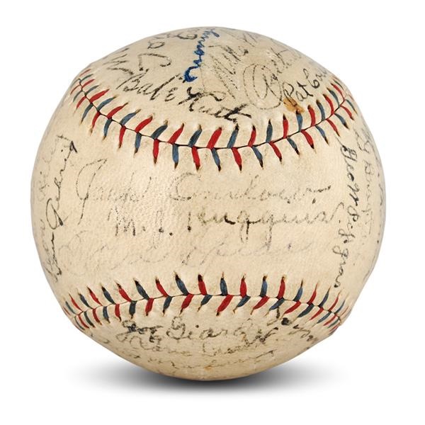 Baseball Autographs - 1927 New York Yankees / Washington Senators Signed Baseball
