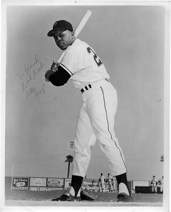 Baseball Autographs - 1950’s Willie Mays Vintage Signed Photograph