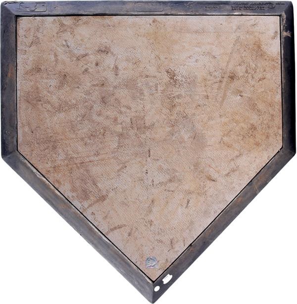 NY Yankees, Giants & Mets - 2005 New York Yankees Home Plate Used Against Boston Red Sox