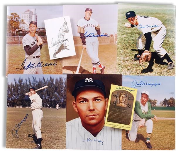 Baseball Autographs - Better Baseball Autograph Collection with Williams and DiMaggio (8)