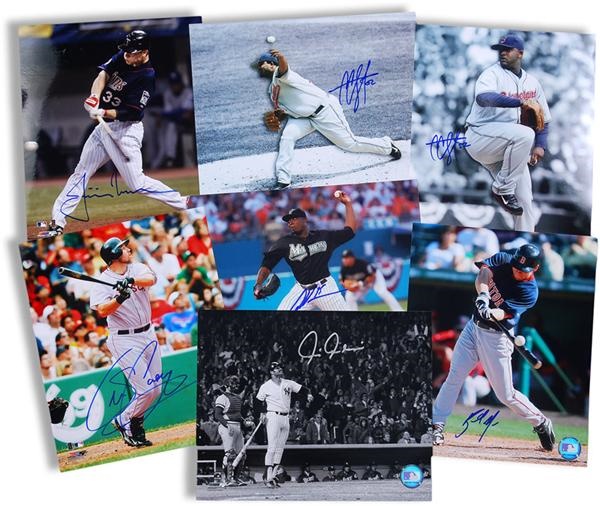 Baseball Autographs - Large Collection of Signed 8” x 10” Photographs (420)