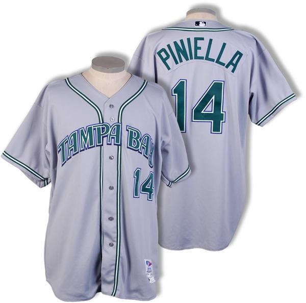 Baseball Equipment - 2003 Lou Pinnella Tampa Bay Devil Rays Game Worn Jersey