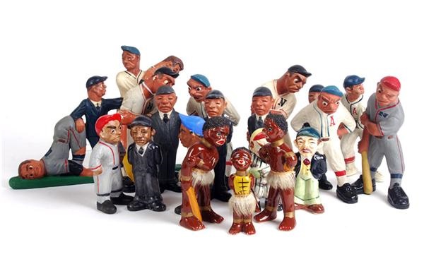 Amazing Collection of Rittger Baseball Figures (21)