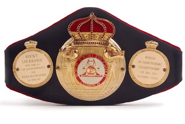 1984 Rocky Lockridge WBA Championship Belt