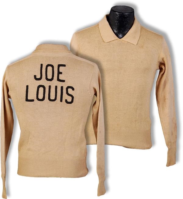 Muhammad Ali & Boxing - Joe Louis Cornerman’s Sweater That Belonged To Mannie Seamon