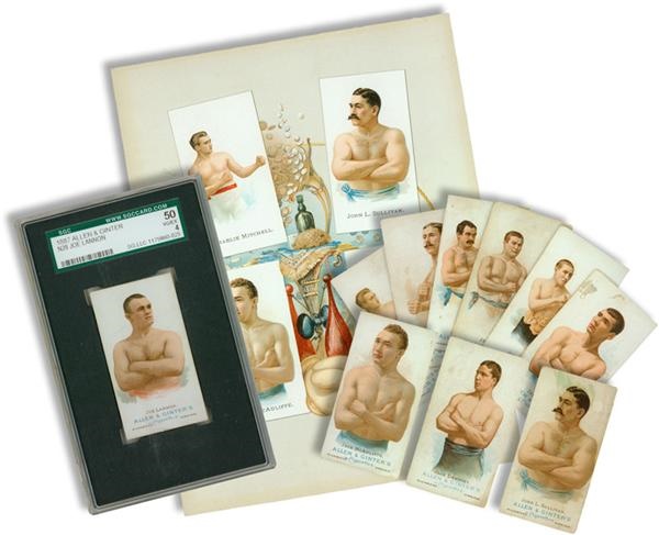 Muhammad Ali & Boxing - N28 Allen and Ginter Boxing Card Complete Set with Album Page (11)