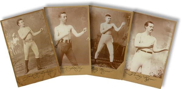 Muhammad Ali & Boxing - 1800s JOHN WOOD BOXING CABINETS