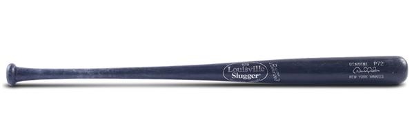 Baseball Equipment - Derek Jeter Game Used Bat