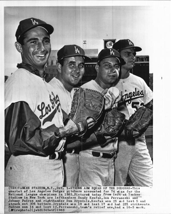 The John O'connor Signed Baseball Collection - SANDY KOUFAX (B. 1935)World Series, 1963