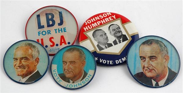- Large Collection of Political Buttons (505)