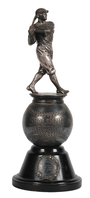 - 1920's Spalding Figural Baseball Batter Trophy