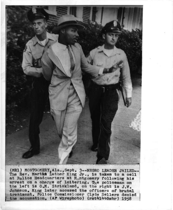 - MLK Arrested