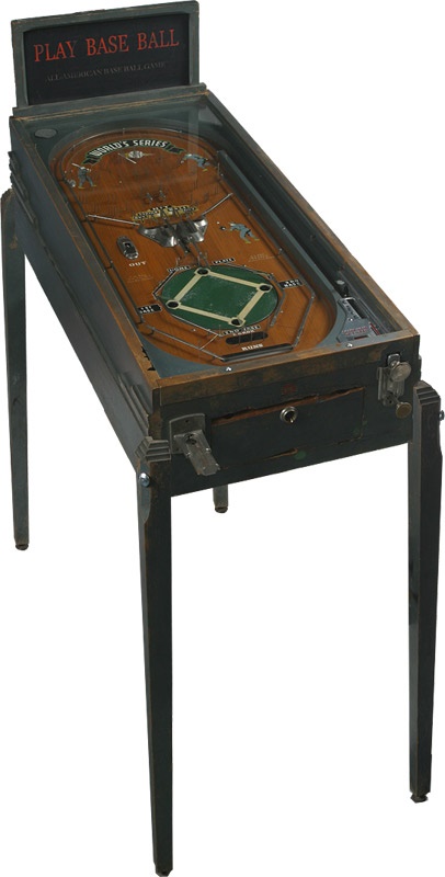 Theilman Collection - 1930's World Series Baseball Pinball Machine