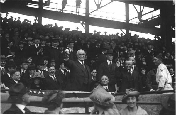 - Harding Throws Out First Pitch
<i>Opening Day, 1921</i>