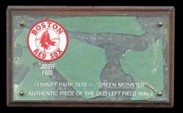 - Fenway Park Piece of the Green Monster (5x3")