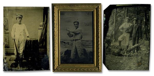 - 19th Century Baseball Tintypes (4)